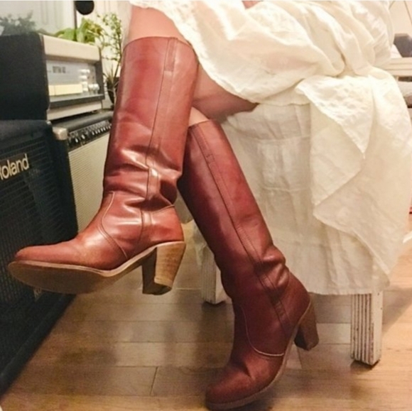 Vintage 70s Frye Dexter Boots - Picture 1 of 10